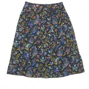 Vintage Random Sportswear Paisley Print Midi Skirt- Sz. 8
